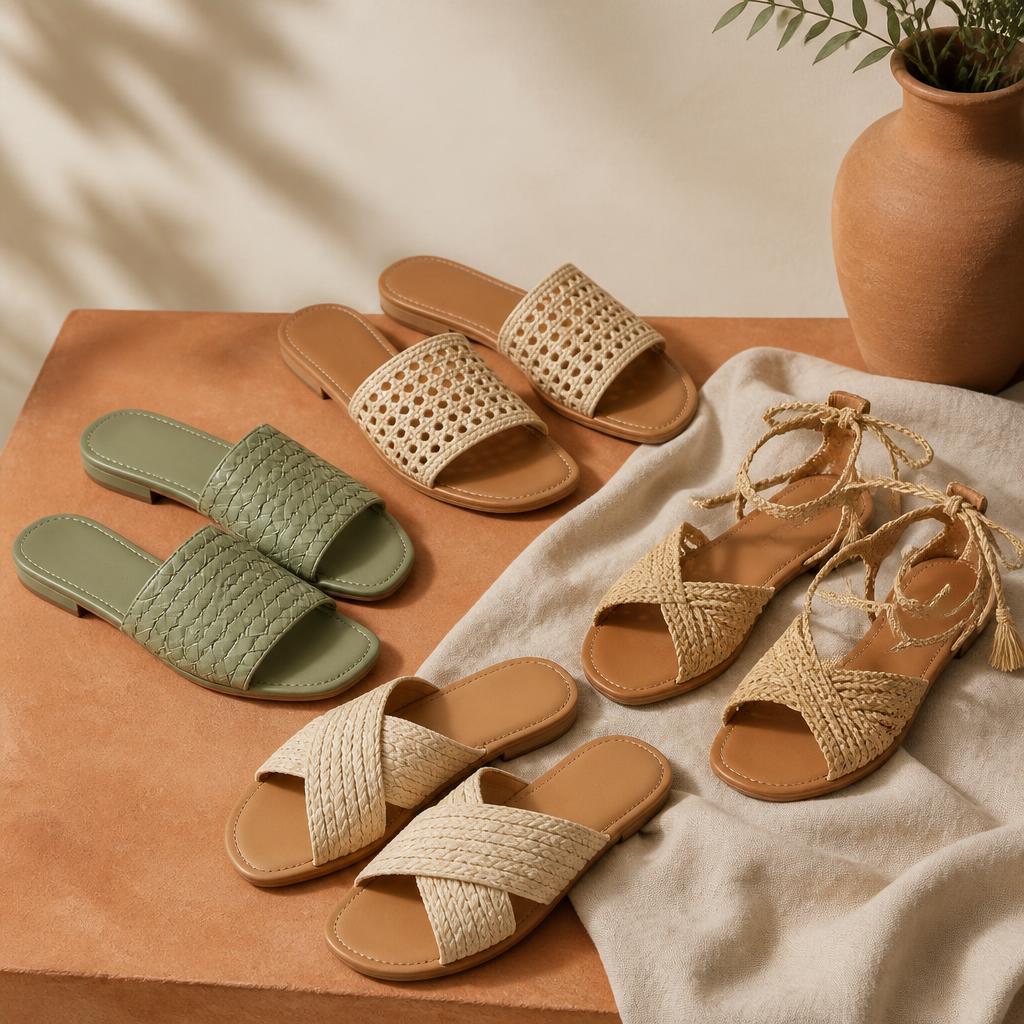 Woven Palm Slide